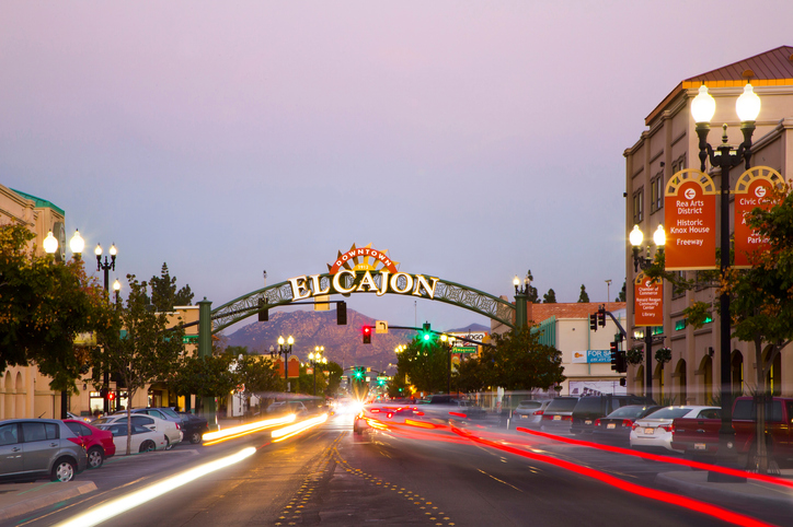 Panoramic Image of El Cajon, California